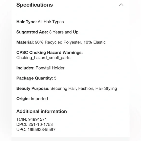 Roller Rabbit x Target NWT Hair Binders 5pk Blue Multi - Picture 8 of 8